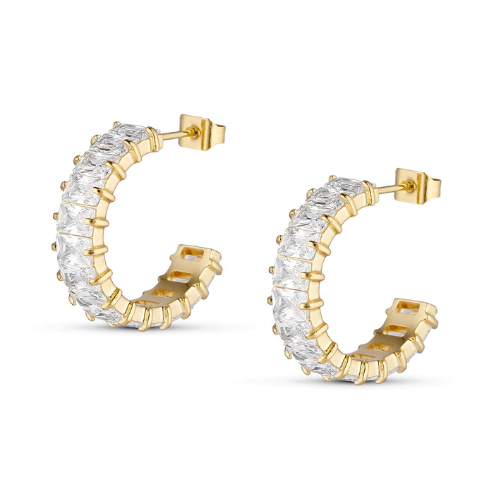 ANNEBRAUNER Empress Creoler 18K Guldbelagt
