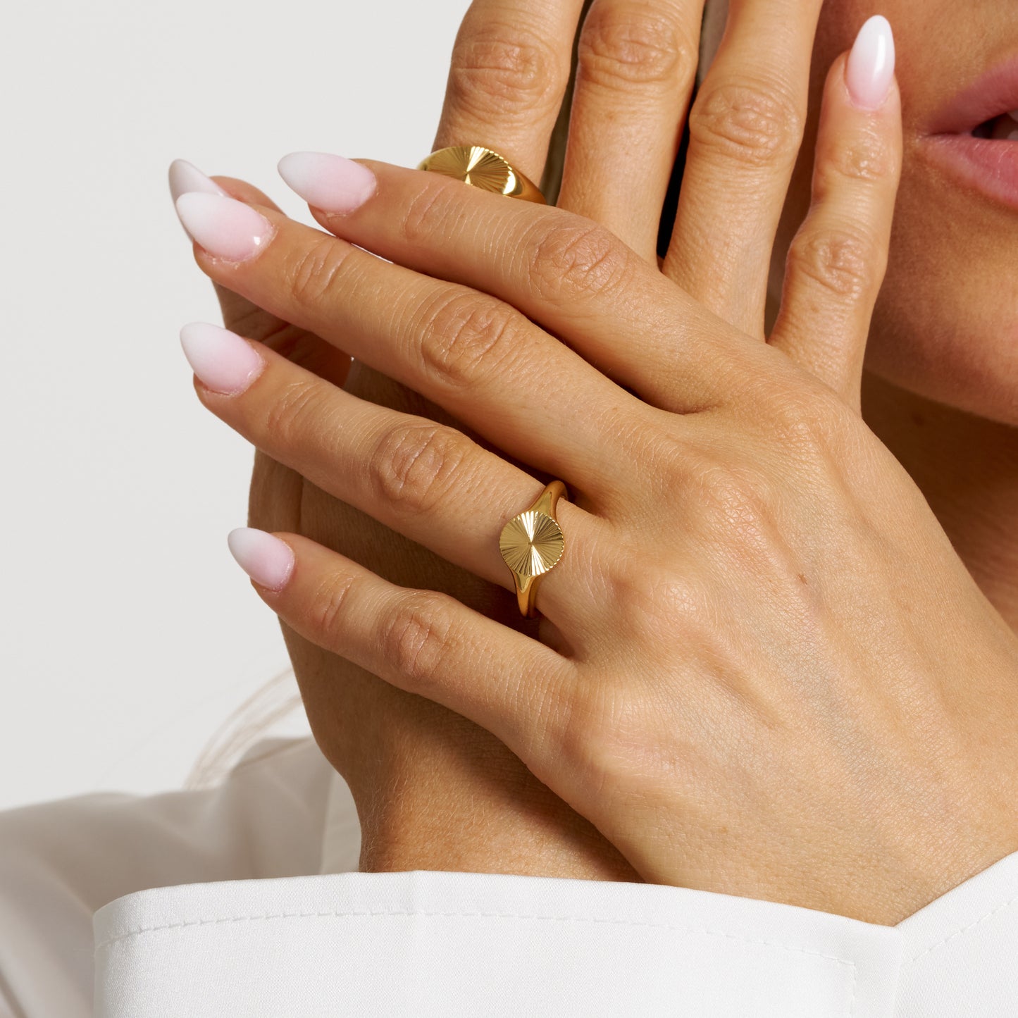 ANNEBRAUNER Sun Ring 18K Guldbelagt