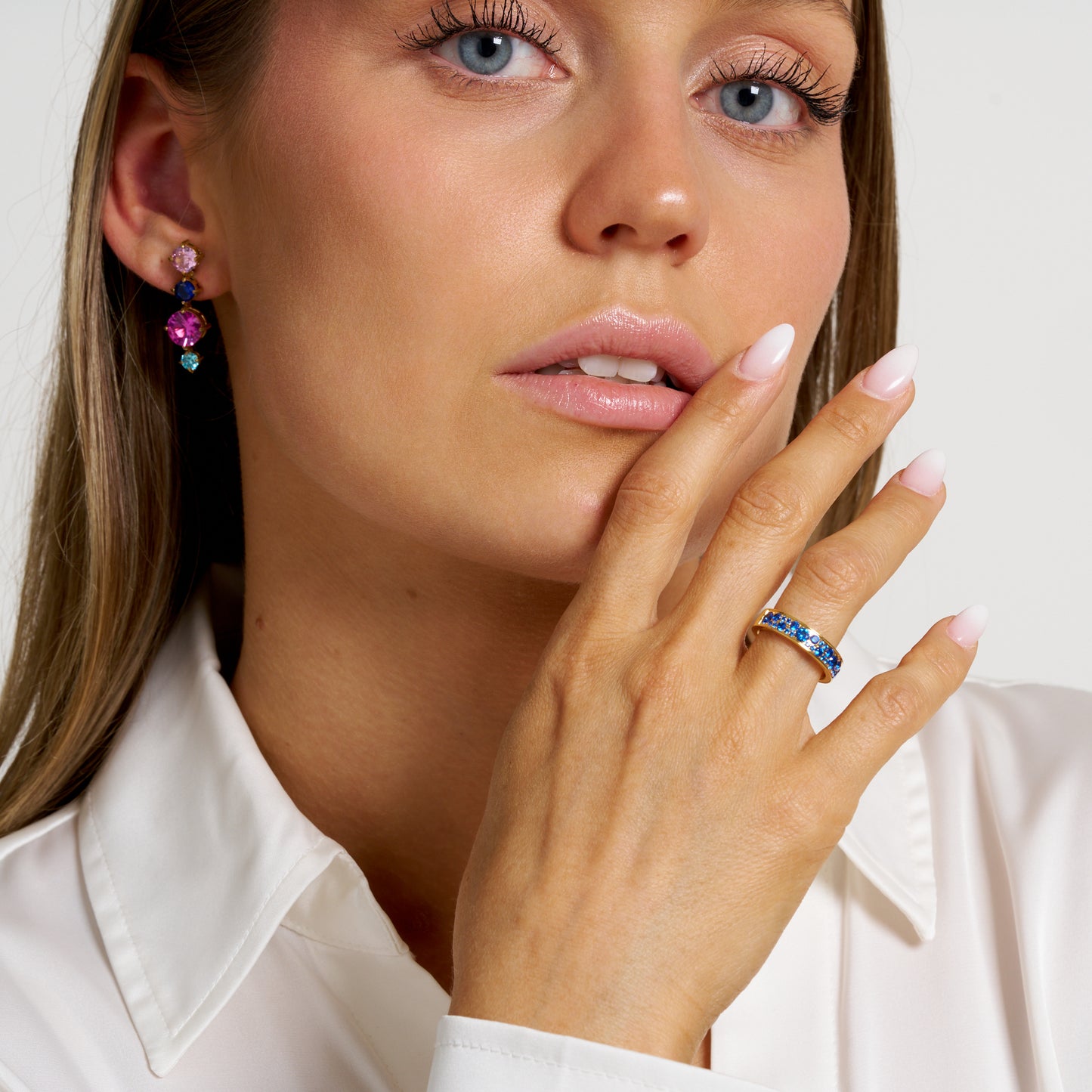 ANNEBRAUNER Madrid Mix Øreringe 18K Guldbelagt