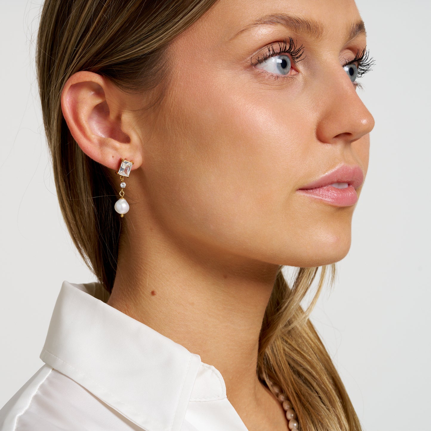 ANNEBRAUNER Pearl Queen Øreringe 18K Guldbelagt