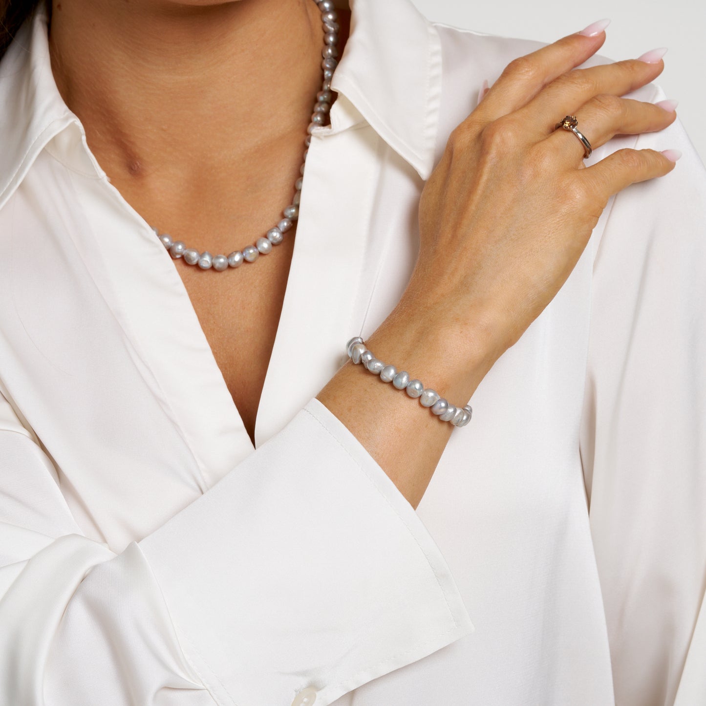 ANNEBRAUNER Freshwater Deluxe Armbånd