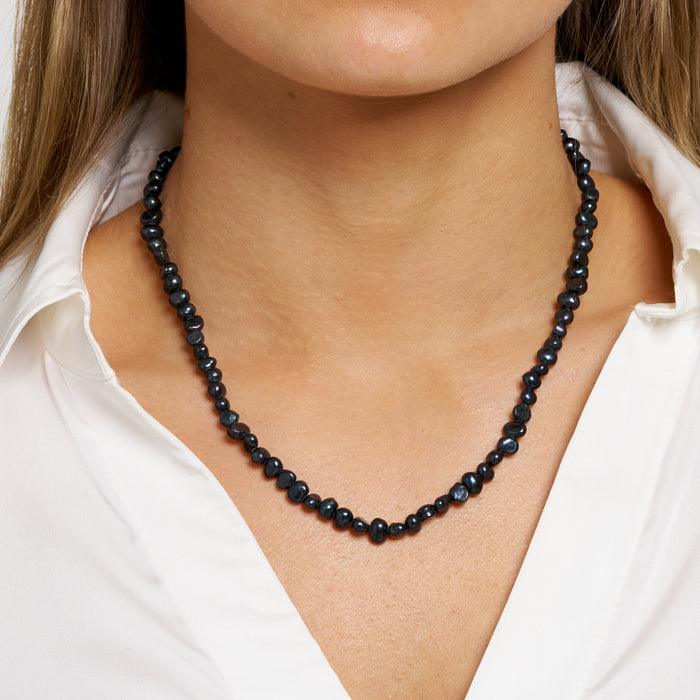 ANNEBRAUNER BLACK Pearl Halskæde