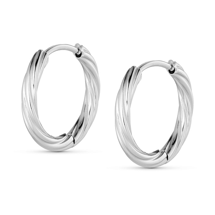 ANNEBRAUNER Classic Hoops Big øreringe