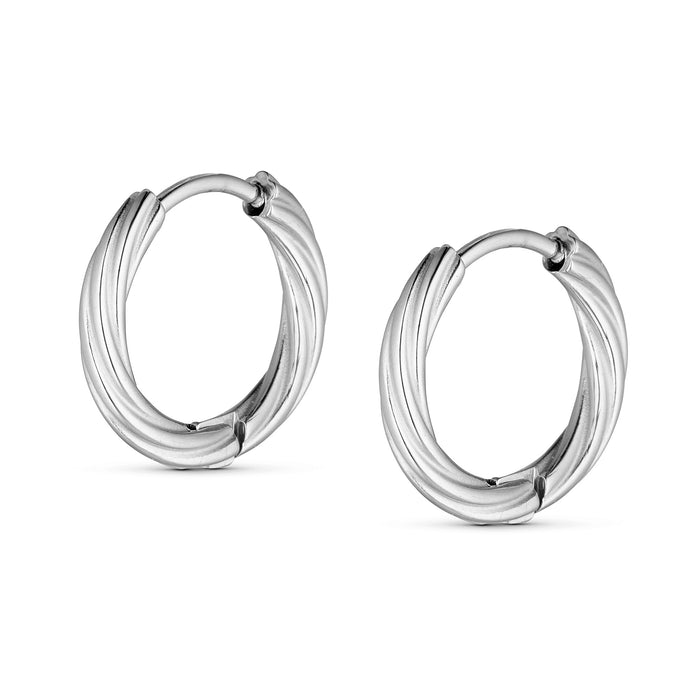 ANNEBRAUNER Classic Hoops Small øreringe