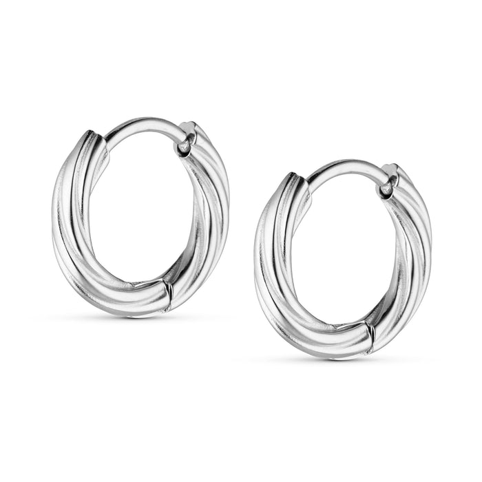 ANNEBRAUNER Classic Hoops Medium øreringe