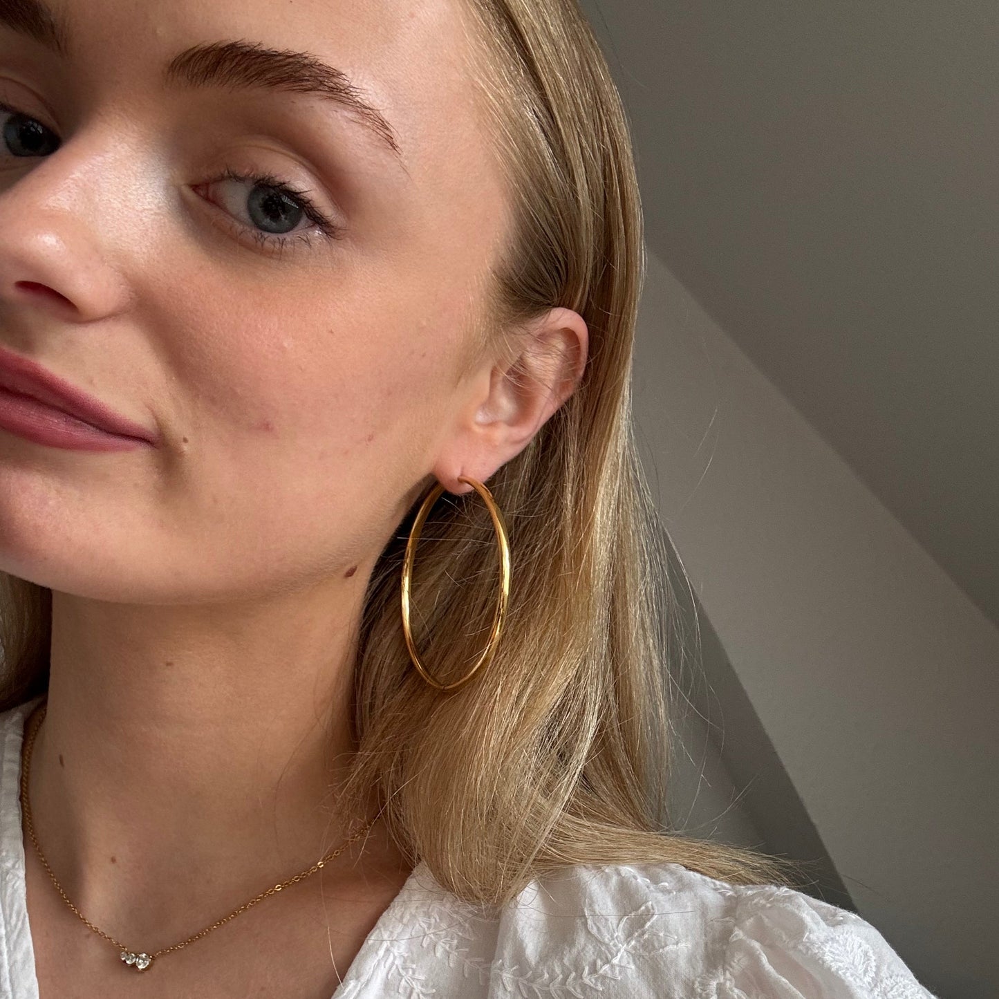 ANNEBRAUNER Hoops 60 mm 18K Guldbelagt
