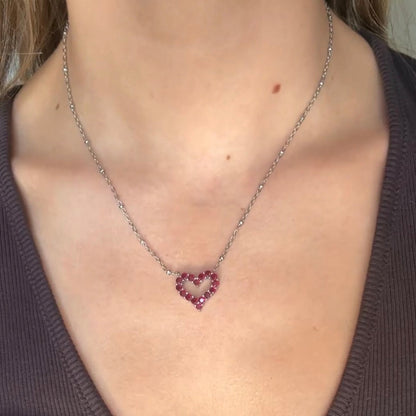 ANNEBRAUNER Big Red Heart Limited Edition Halskæde