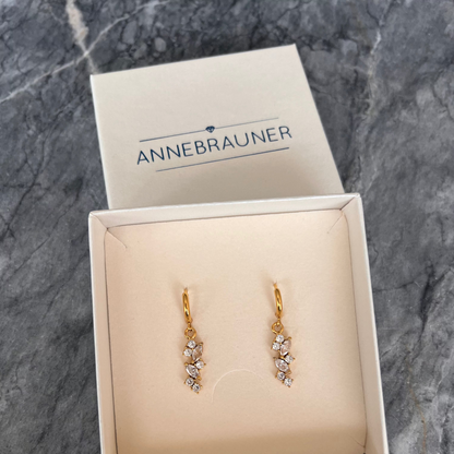 ANNEBRAUNER Party Princess Øreringe 18K Guldbelagt