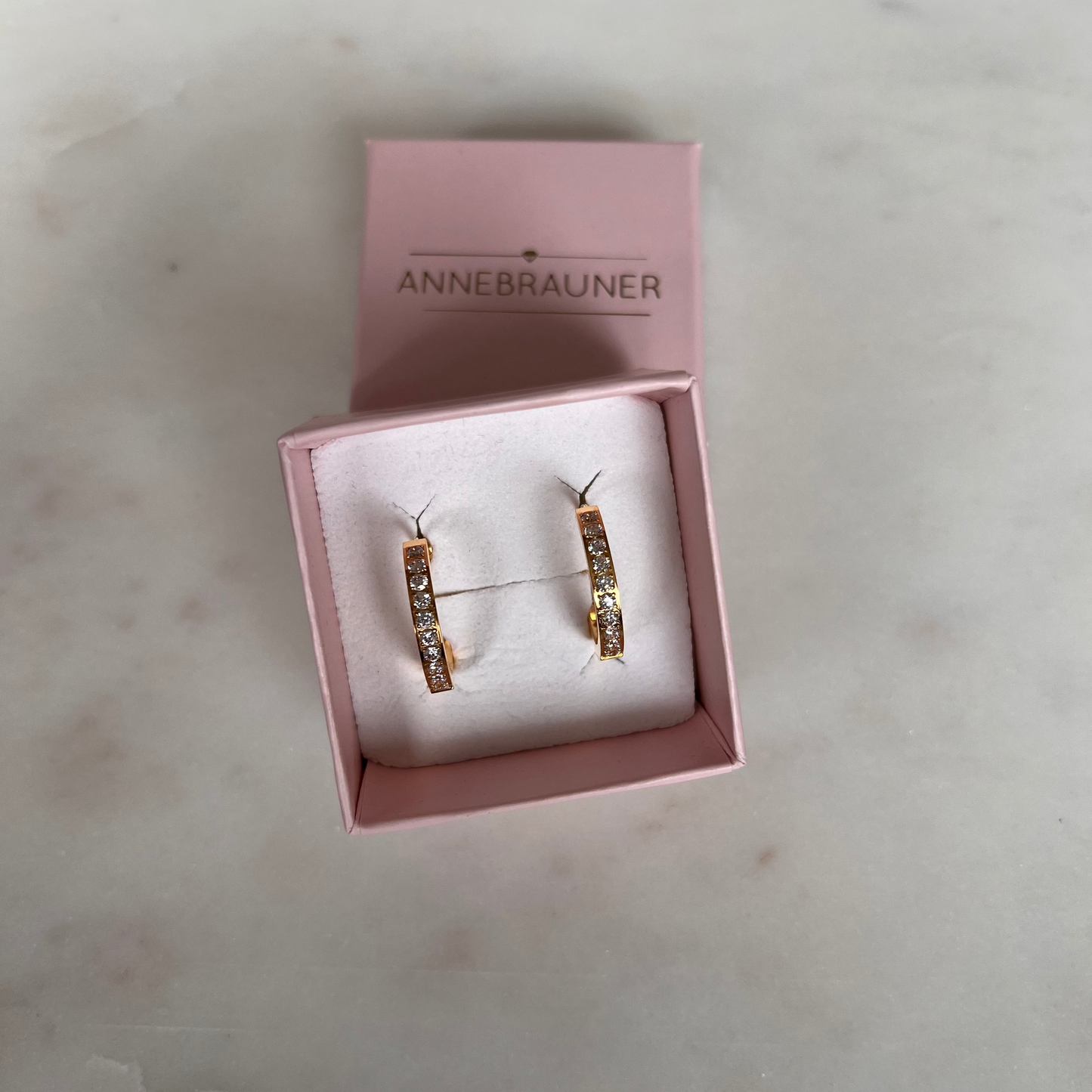 ANNEBRAUNER Creole Line 20 mm 18K Guldbelagt