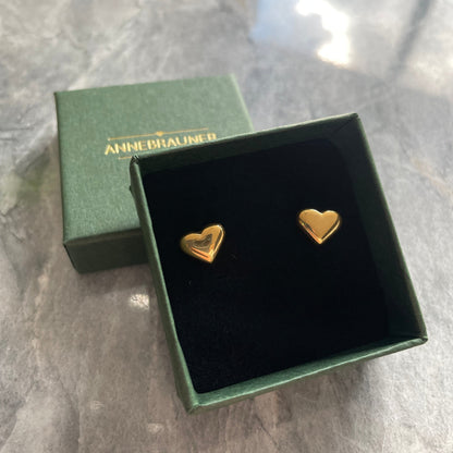 ANNEBRAUNER Palermo Heart Øreringe 18K Guldbelagt