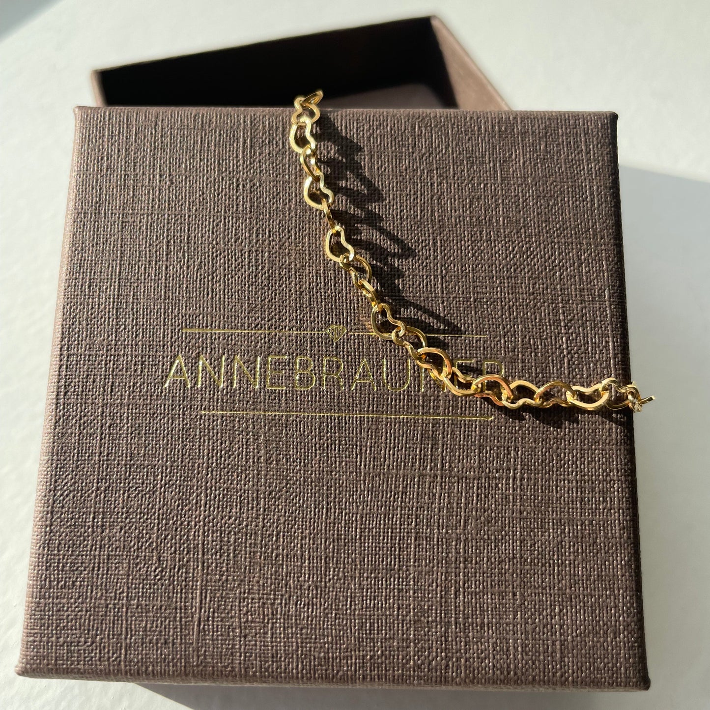 ANNEBRAUNER Heart Armbånd 18K Guldbelagt