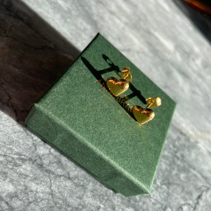ANNEBRAUNER Palermo Heart Øreringe 18K Guldbelagt