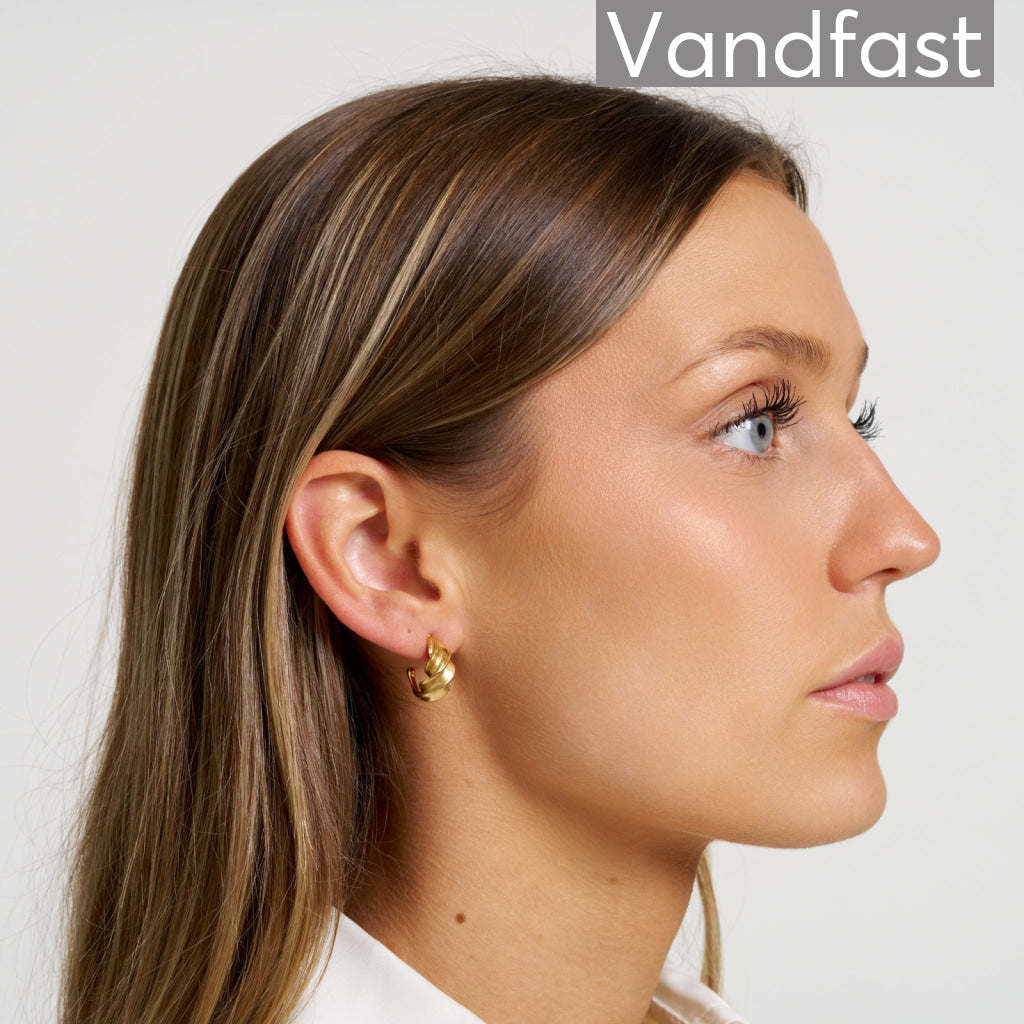 ANNEBRAUNE Noelle Øreringe 18K Guldbelagt