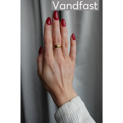 ANNEBRAUNER 3 In 1 Ring 18K Guldbelagt