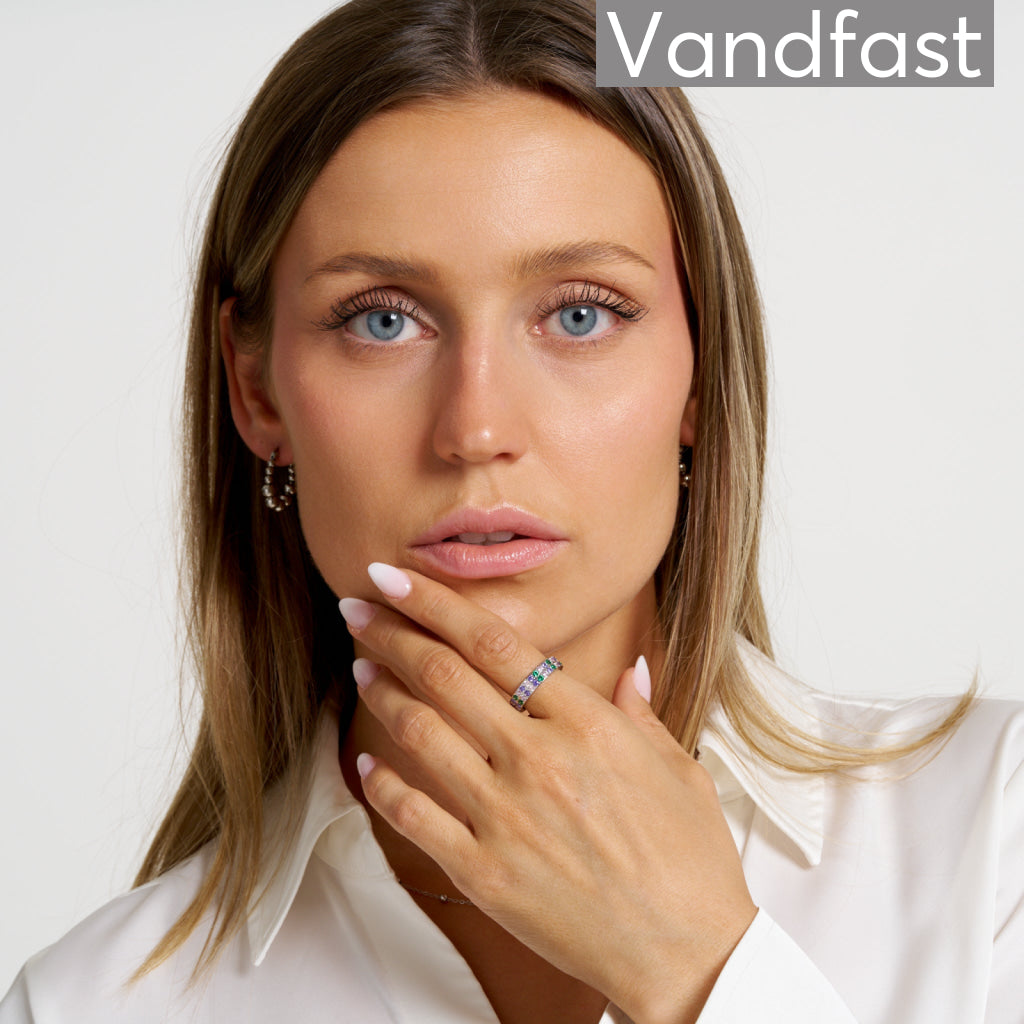 ANNEBRAUNER Alliance Green/Pink Mix Ring