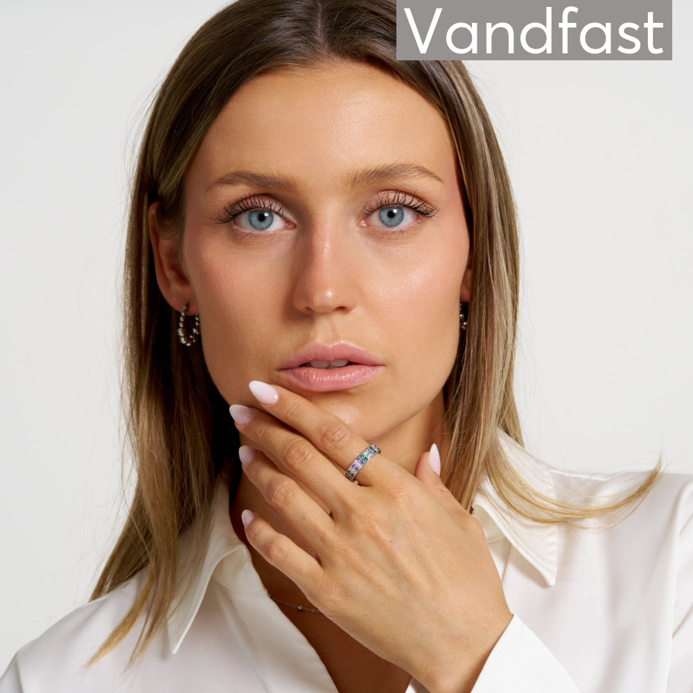 ANNEBRAUNER Alliance Green/Pink Mix Ring