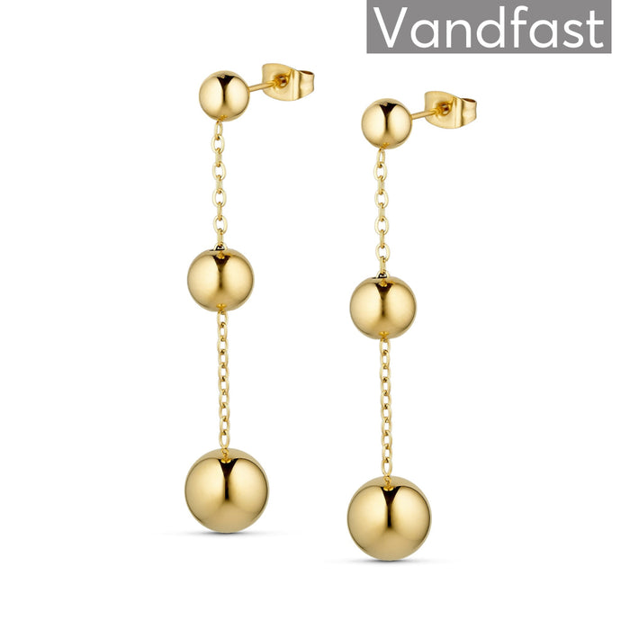 ANNEBRAUNER Ball Chain Øreringe 18K Guldbelagt - Ørering