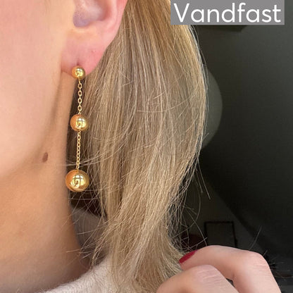 ANNEBRAUNER Ball Chain Øreringe 18K Guldbelagt - Ørering