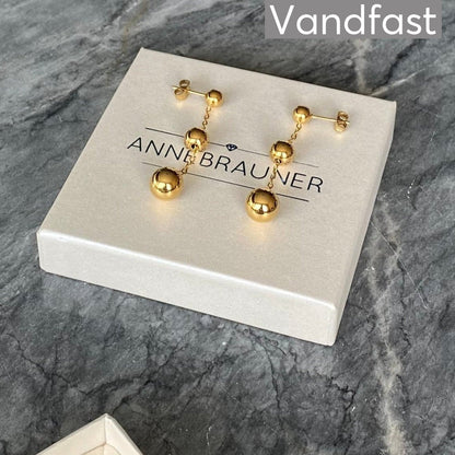ANNEBRAUNER Ball Chain Øreringe 18K Guldbelagt - Ørering