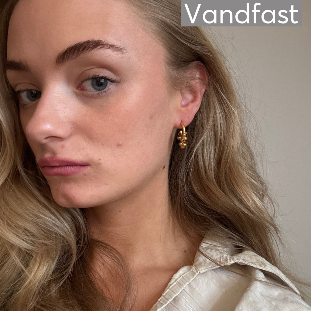 ANNEBRAUNER Ball Dangle Øreringe 18K Guldbelagt - Ørering