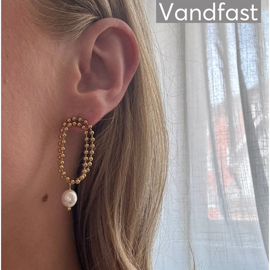 ANNEBRAUNER Ball Limited Øreringe 18K guldbelagt - Ørering