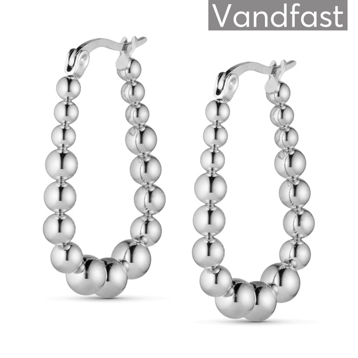 ANNEBRAUNER Ball Oval Øreringe