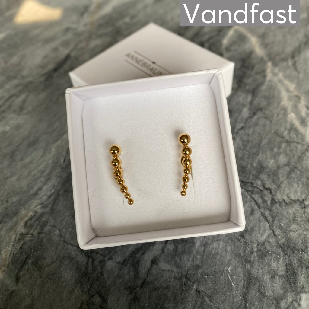 ANNEBRAUNER Ball Paris Øreringe 18K guldbelagt