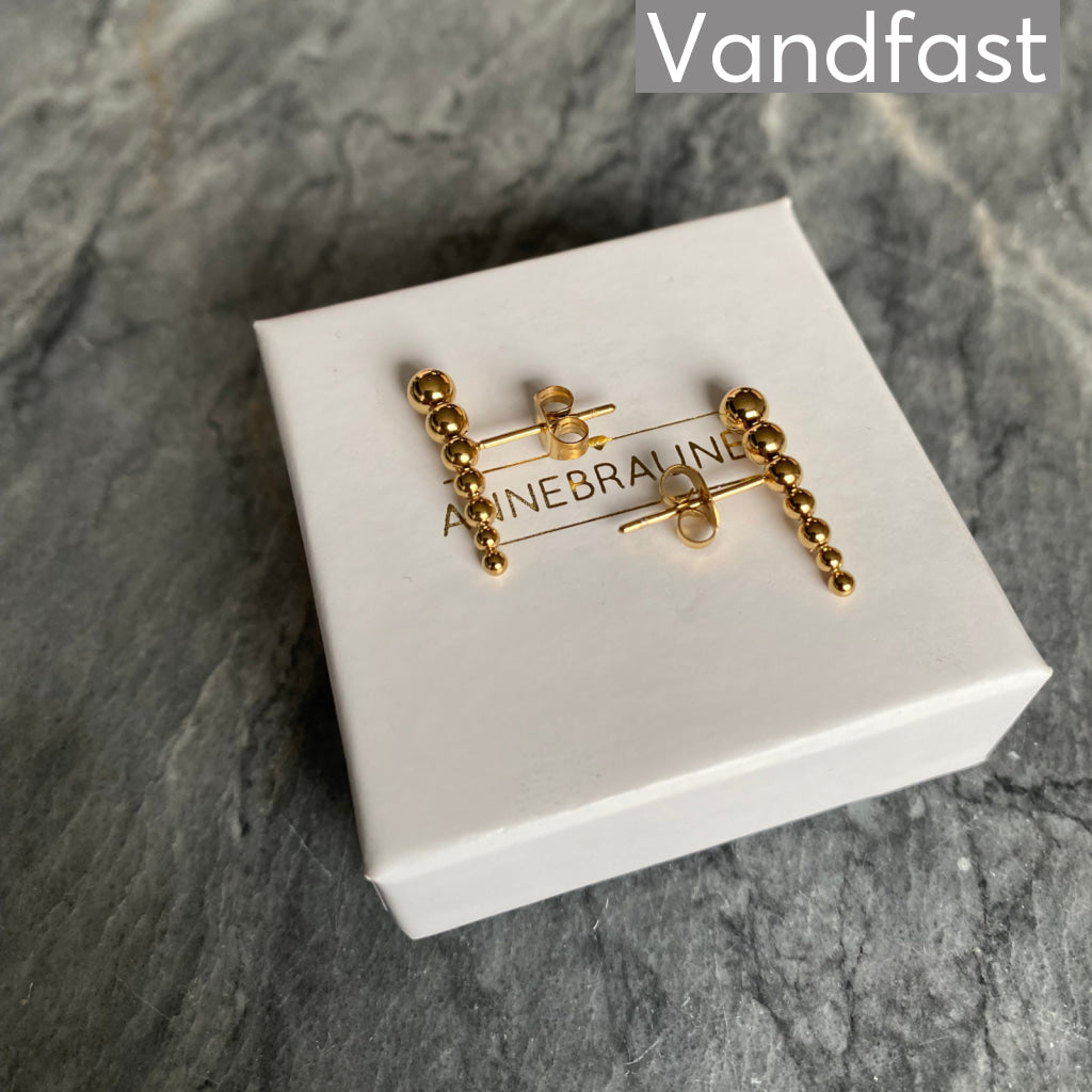 ANNEBRAUNER Ball Paris Øreringe 18K guldbelagt