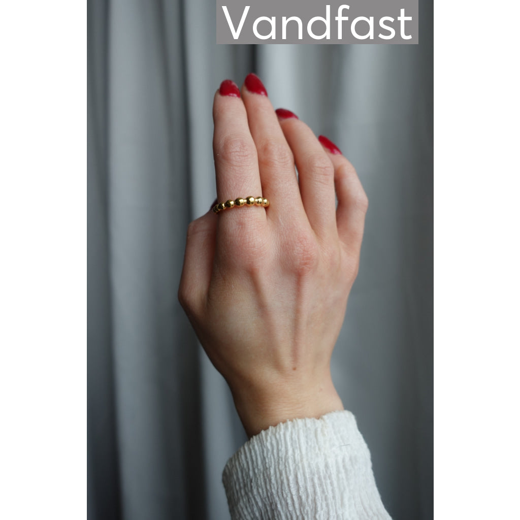 ANNEBRAUNER Ball Ring 18K Guldbelagt