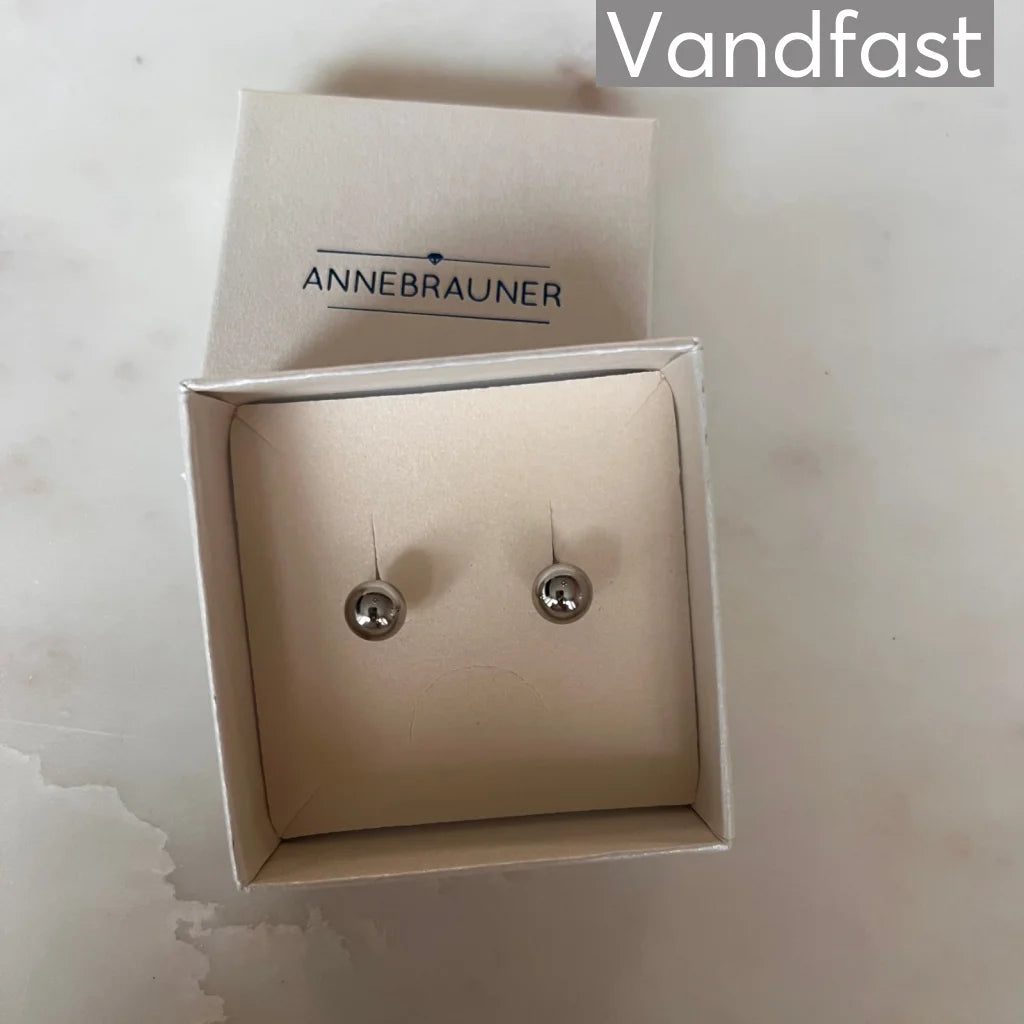 ANNEBRAUNER Ball Studs Øreringe - 8 mm - Ørering
