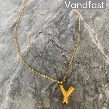 ANNEBRAUNER Balloon Letter Necklace Y