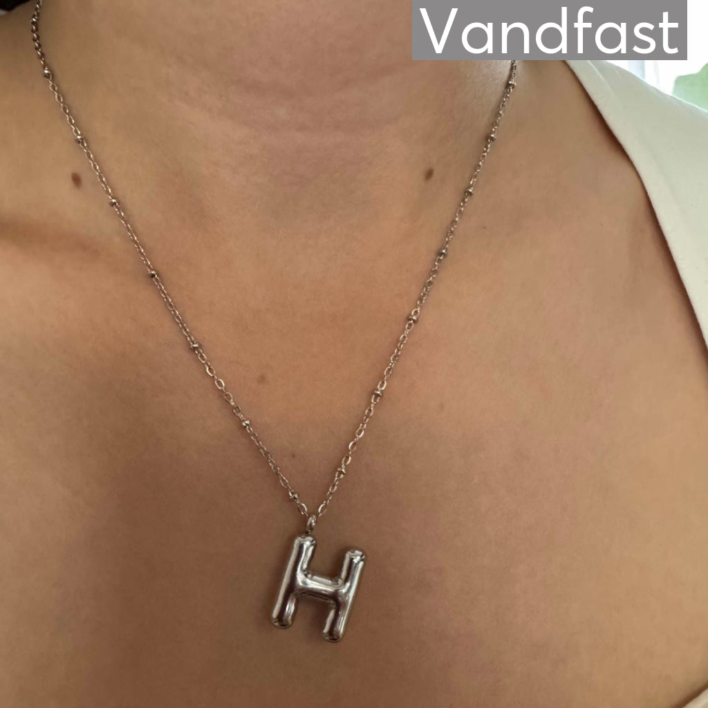 Annebrauner Balloon Letter Necklace H