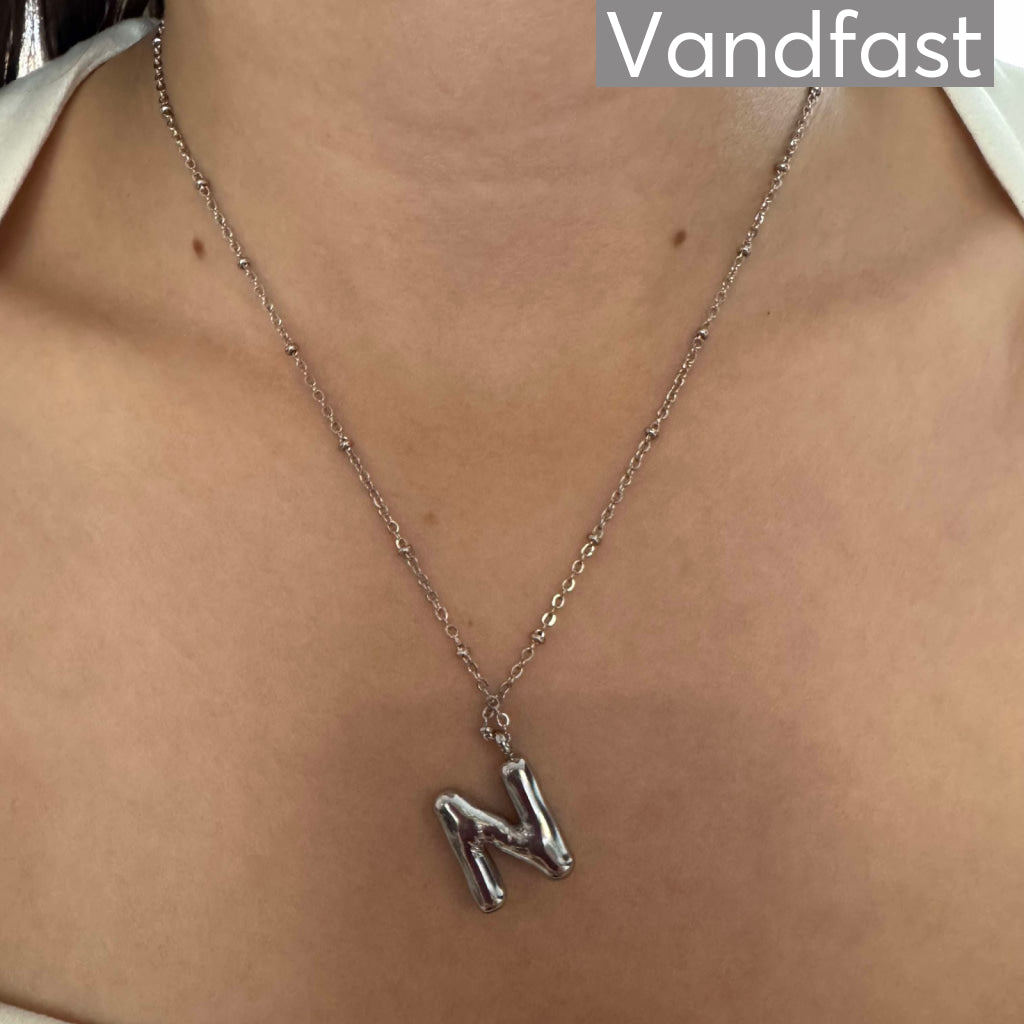 Annebrauner Balloon Letter Necklace N