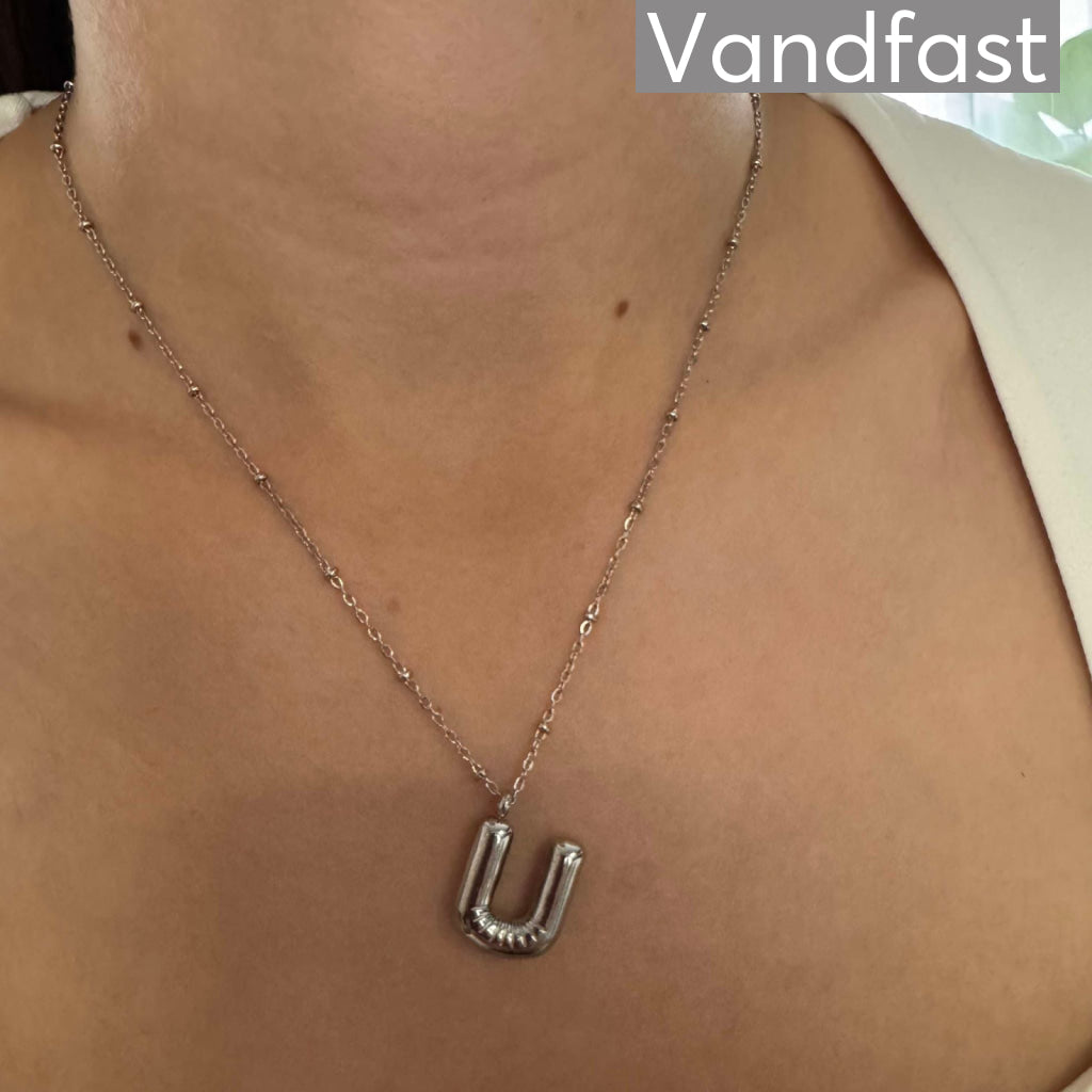 Annebrauner Balloon Letter Necklace U