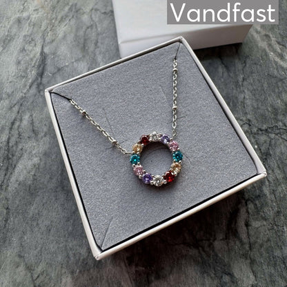 Annebrauner Big Multicolor Circle Necklace