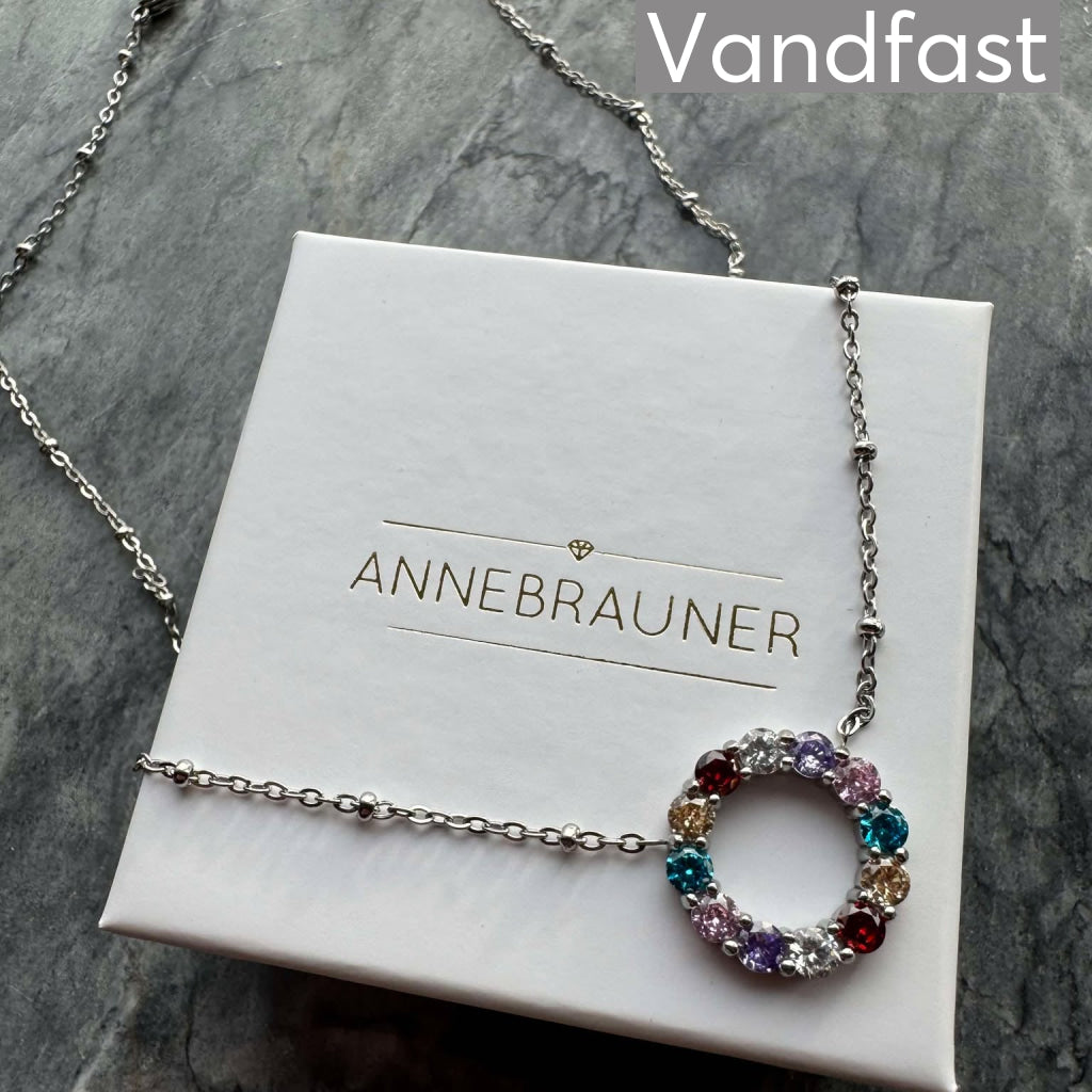 Annebrauner Big Multicolor Circle Necklace