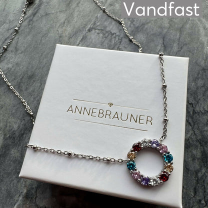 Annebrauner Big Multicolor Circle Necklace