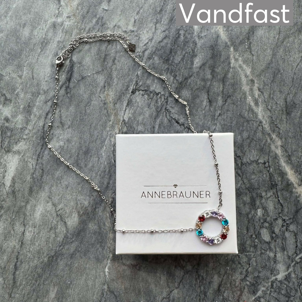 Annebrauner Big Multicolor Circle Necklace