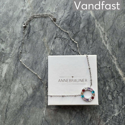 Annebrauner Big Multicolor Circle Necklace