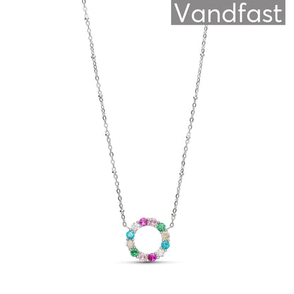 ANNEBRAUNER Big Rose/Pink Circle Necklace