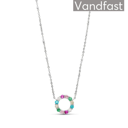 ANNEBRAUNER Big Rose/Pink Circle Necklace