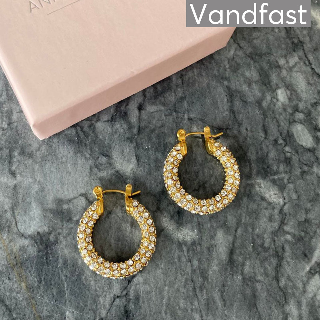 Annebrauner Big Sparkling Party Earrings