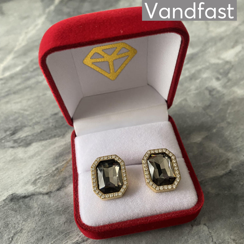 Annebrauner Black Shadow Earrings