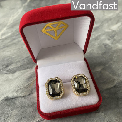 Annebrauner Black Shadow Earrings