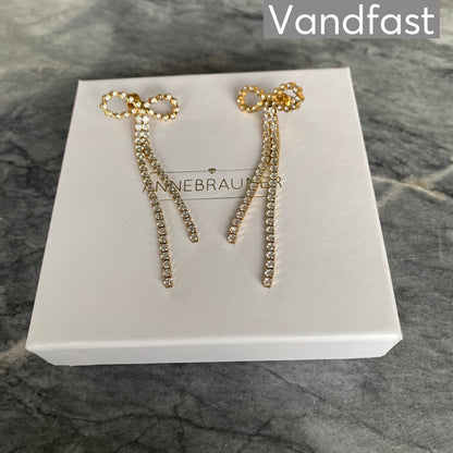 ANNEBRAUNER Bow Glow Øreringe 18K Guldbelagt