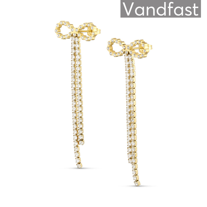 ANNEBRAUNER Bow Glow Øreringe 18K Guldbelagt