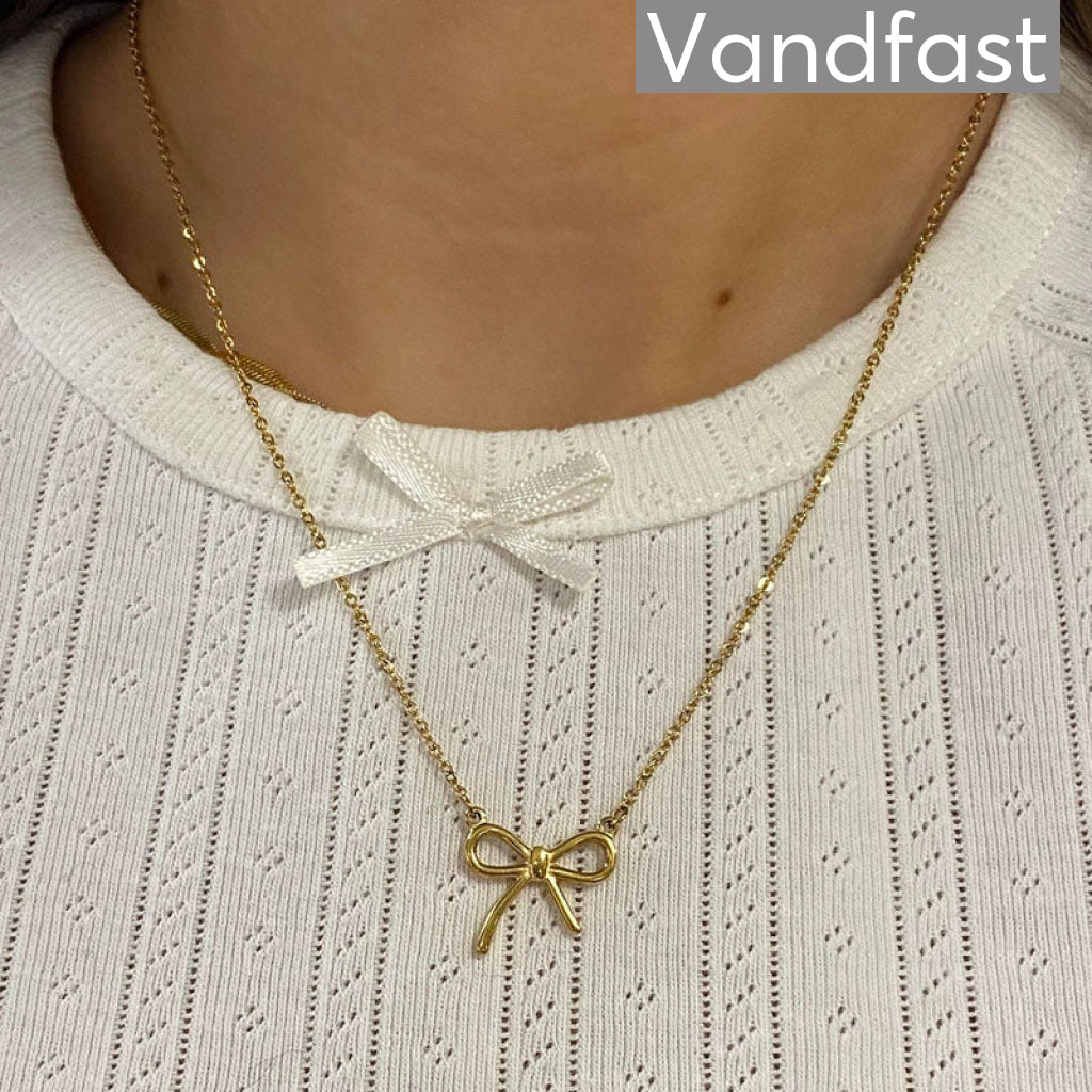 Annebrauner Butterfly Bow Necklace