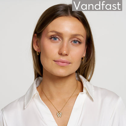 ANNEBRAUNER Butterfly Halskæde 18K Guldbelagt