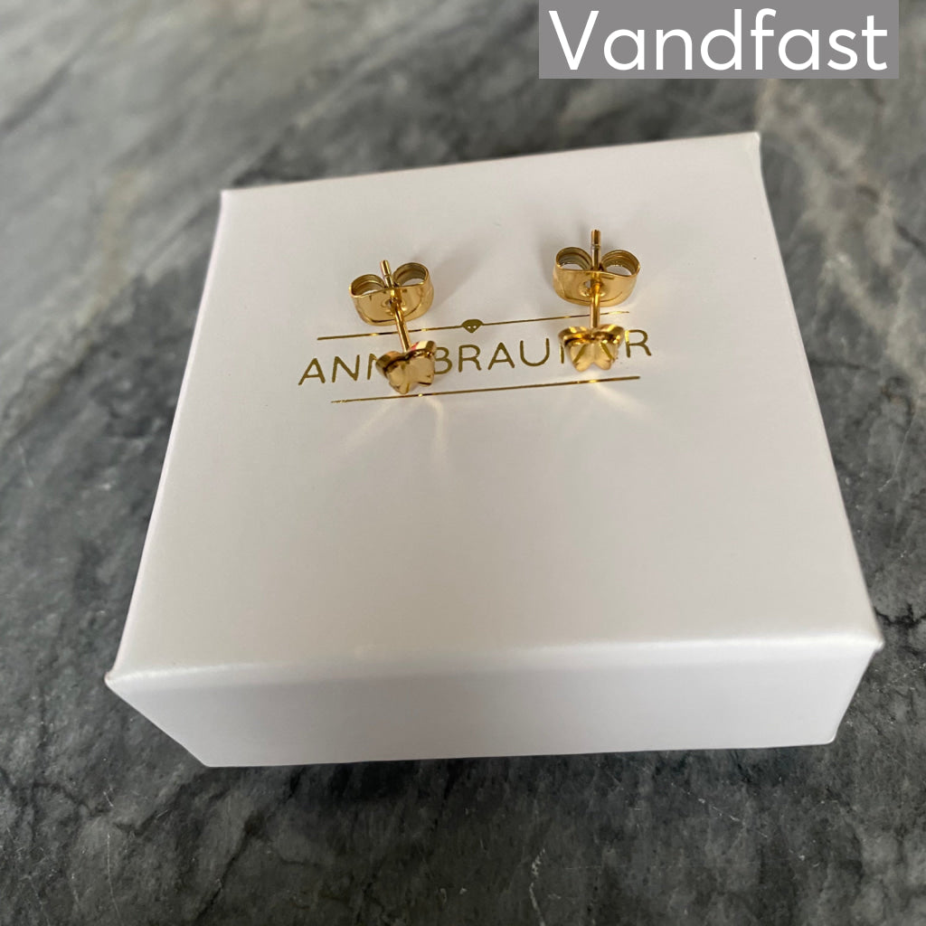 ANNEBRAUNER Butterfly Mini Ørestikker 18K Guldbelagt