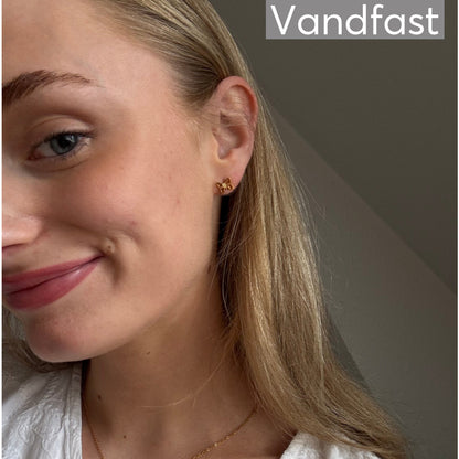 ANNEBRAUNER Butterfly Ørestikker 18K Guldbelagt